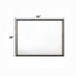 Joho Dresser Mirror-38x50-Dual Tone Gray Wood-Natural Grains