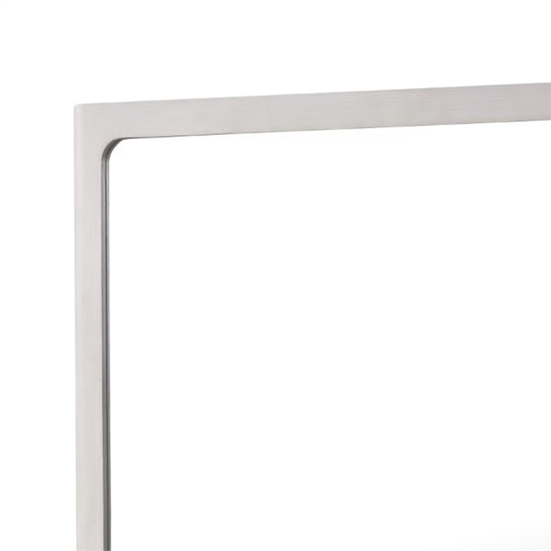 Thorne Dresser Mirror-40 Inch White Oak Rubberwood-Beveled Edge