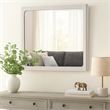 Thorne Dresser Mirror-40 Inch White Oak Rubberwood-Beveled Edge
