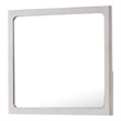 Thorne Dresser Mirror-40 Inch White Oak Rubberwood-Beveled Edge