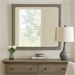 Thorne Dresser Mirror-Warm Gray Rubberwood-Beveled Edge-40 Inch