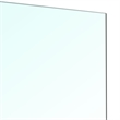 Suni Dresser Mirror-40 Inch-Sleek Piano Black Wood-Frameless Design