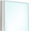 Suni Dresser Mirror-40 Inch-Sleek White Wood-Frameless Design