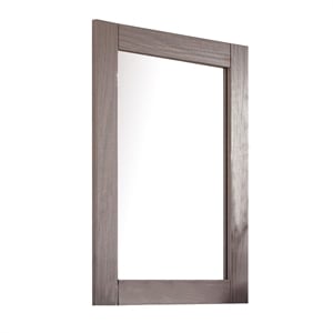 Stav Dresser Mirror with Rectangular Frame-Gray Brazilian Pine Wood