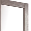 Stav Dresser Mirror with Rectangular Frame-Gray Brazilian Pine Wood