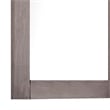 Stav Dresser Mirror with Rectangular Frame-Gray Brazilian Pine Wood