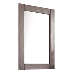 Stav Dresser Mirror with Rectangular Frame-Gray Brazilian Pine Wood