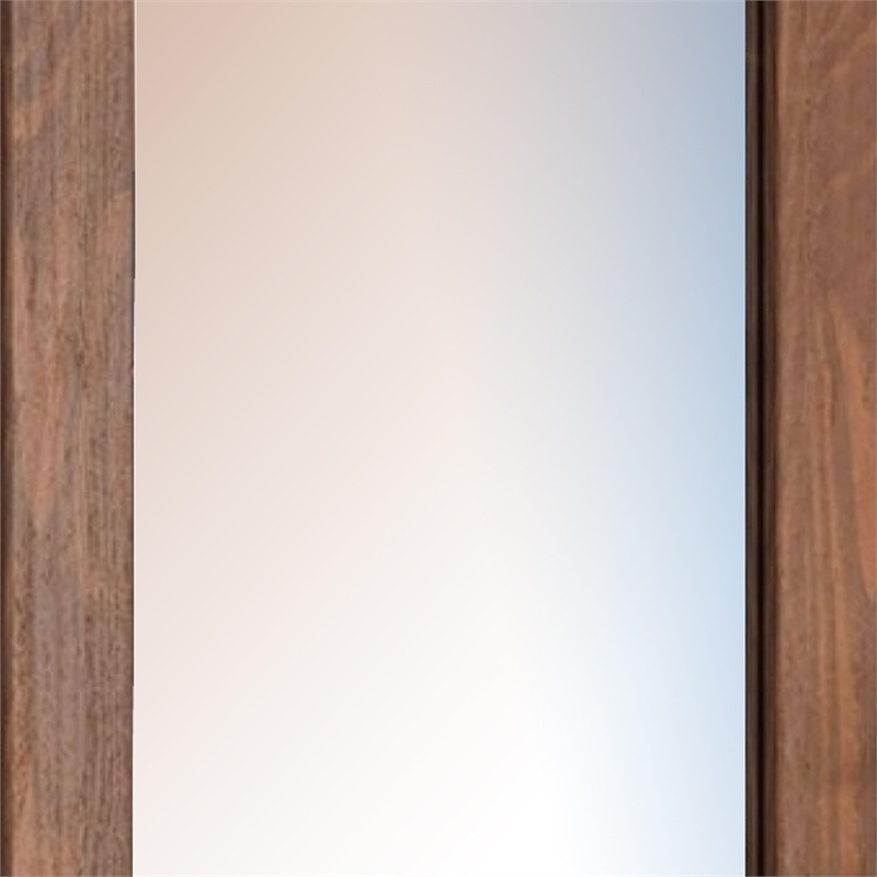 Stav Dresser Mirror-Rectangular Frame-Mahogany Brazilian Pine Wood