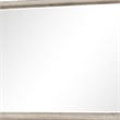 Myna Dresser Mirror-Beveled Glass-Oak Brown Solid Wood-34x45
