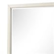 Toi Dresser Mirror-Beveled Glass-Antique White Finished Solid Wood-38 Inch