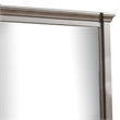 Huder Dresser Mirror-Beveled Glass-Dark Walnut Brown Wood-39x46