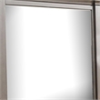 Huder Dresser Mirror-Beveled Glass-Dark Walnut Brown Wood-39x46