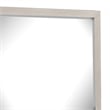 Kexa Dresser Mirror-Bevel Glass-Light Gray Solid Wood Frame-34x44