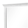 Leyne Dresser Mirror-Bevel Glass-Weathered Gray Solid Wood-40 Inch