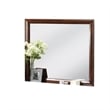 Simo Dresser Vanity Mirror-40 Inch Dark Cherry Brown Solid Wood
