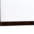 Ryla Dresser Mirror-38 Inch Square-Dark Cherry Brown Solid Wood