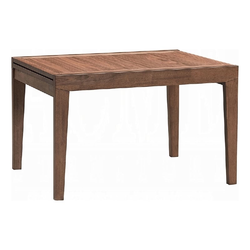 Mea Dining Table-47-94 Inch Expandable Top-Scandinavian Walnut Brown