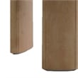 Timore End Table-Round 20 Inch Oak Brown Wood Top-Plinth Base