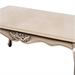 Ery Coffee Table-Champagne Wood Frame-Carved Details-48 Inch