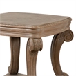 Olane End Table-Weathered Oak Brown Wood-Rustic Farmhouse 26 Inch