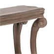 Olane Sofa Table-Weathered Oak Brown Wood-Rustic Farmhouse 54 Inch