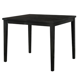 Heni Counter Height Table-48 Inch Rectangular Top-Dark Walnut Brown