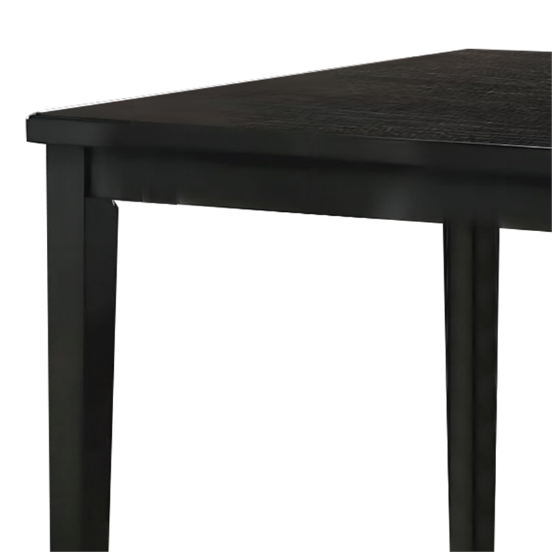 Heni Counter Height Table-48 Inch Rectangular Top-Dark Walnut Brown