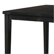 Heni Counter Height Table-48 Inch Rectangular Top-Dark Walnut Brown