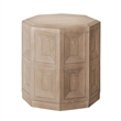 Kizie Accent Side End Table-Tawny Brown Wood-Rectangular 20 Inch