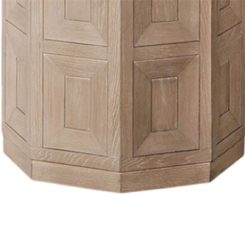 Kizie Accent Side End Table-Tawny Brown Wood-Rectangular 20 Inch