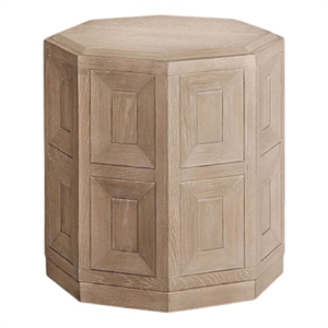 Kizie Accent Side End Table-Tawny Brown Wood-Rectangular 20 Inch