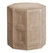 Kizie Accent Side End Table-Tawny Brown Wood-Rectangular 20 Inch
