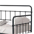 Tes Daybed with Pull Out Trundle-Classic Black Metal Open Frame