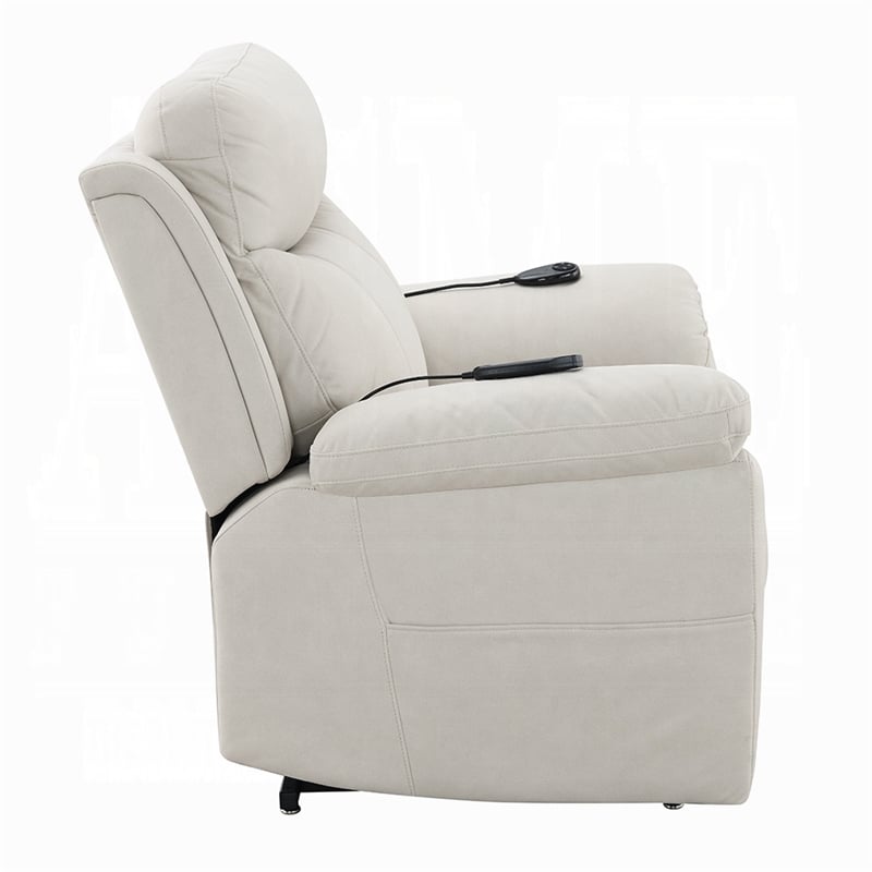 Cheru Power Motion Lift and Recliner Chair with Heated Massage-Ivory