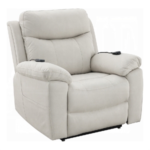 Cheru Power Motion Lift and Recliner Chair with Heated Massage-Ivory