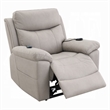 Cheru Power Motion Lift and Recliner Chair with Heated Massage-Gray