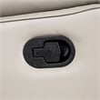Lenne Manual Recliner Chair-Taupe Leather Match-Padded Arms