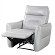 Teren Power Recliner Chair-Rich Taupe Leather Match-Foam
