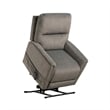 Power Lift Chair with Heat and Massage-Gray Fabric Padded-USB Port