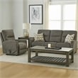 Power Lift Chair with Heat and Massage-Gray Fabric Padded-USB Port