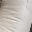 Larus Manual Recliner Chair-Pillow Top Arms-Off White Leather Match