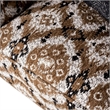 Serra Accent Club Chair- Accent Throw Pillow- Brown- Greige Polyester