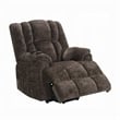 Cassy Power Recliner Chair with Lift- Heating- Massage- Brown Velvet