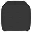 Sanna Accent Bench - Modern Channel Tufted Charcoal Black - 54 Inch