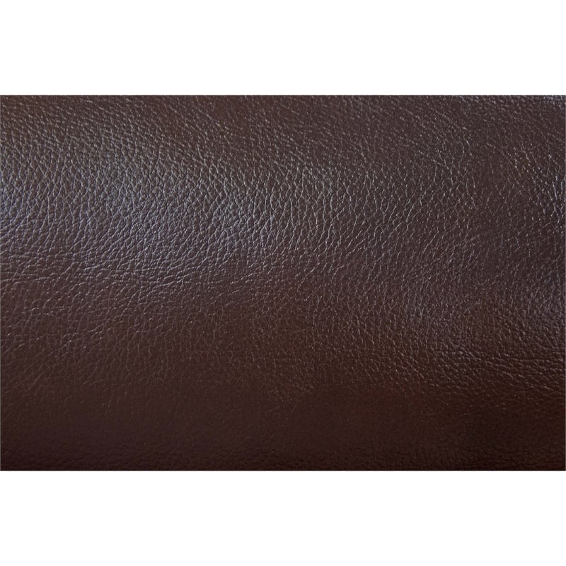 Dina Power Sectional Recliner L Shape Sofa- Dark Brown Faux Leather