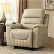 Arshie Power Lift Recliner Chair- Heating n Massage- Gray Faux Leather