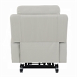Arshie Power Lift Recliner Chair- Heating n Massage- Gray Faux Leather