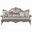 Bertha Sofa- Ornate Carved European Classic Beige Champagne- 85 Inch