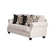 Serra 2pc Sofa and Loveseat Set- 9 Accent Pillows- Greige Polyester