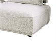 Stavan Modular L Sectional Sofa- Light Gray Boucle- Adjustable Back